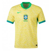 Dres Brazília Domáci Copa America 2024 Krátky Rukáv